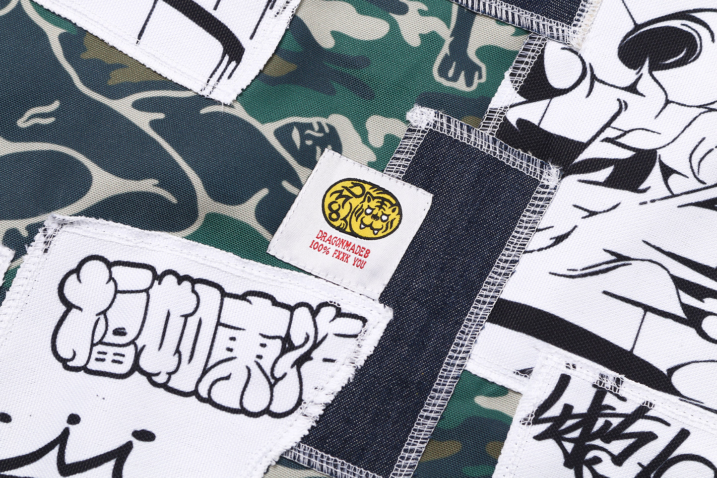 凌亂拼布 Messy Tote Bag