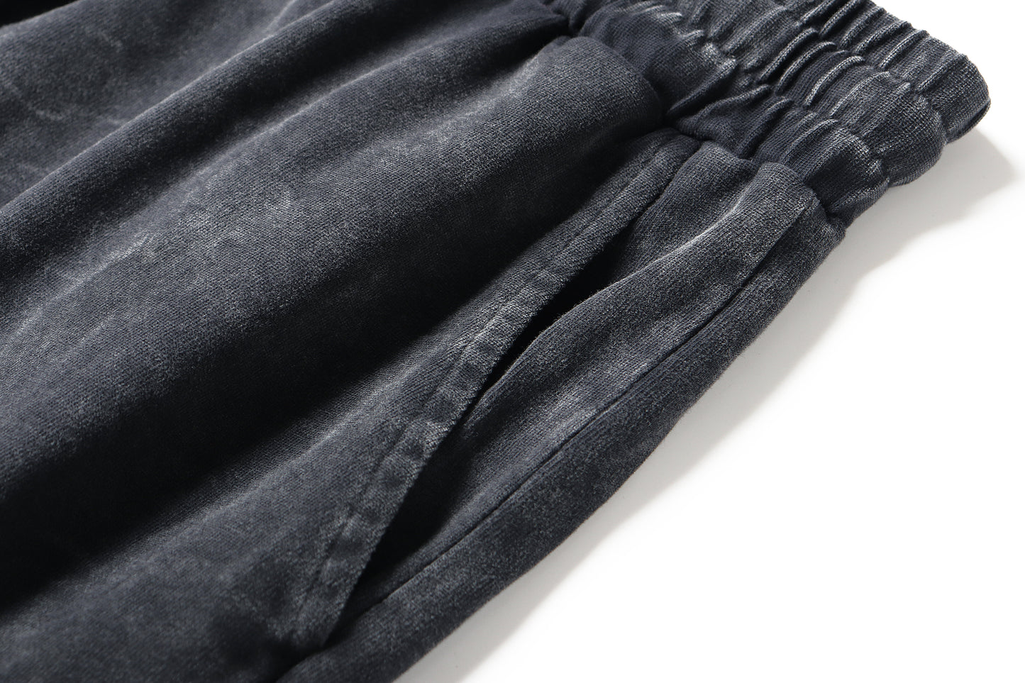 Daily Washed Sweat Shorts / Dark Grey