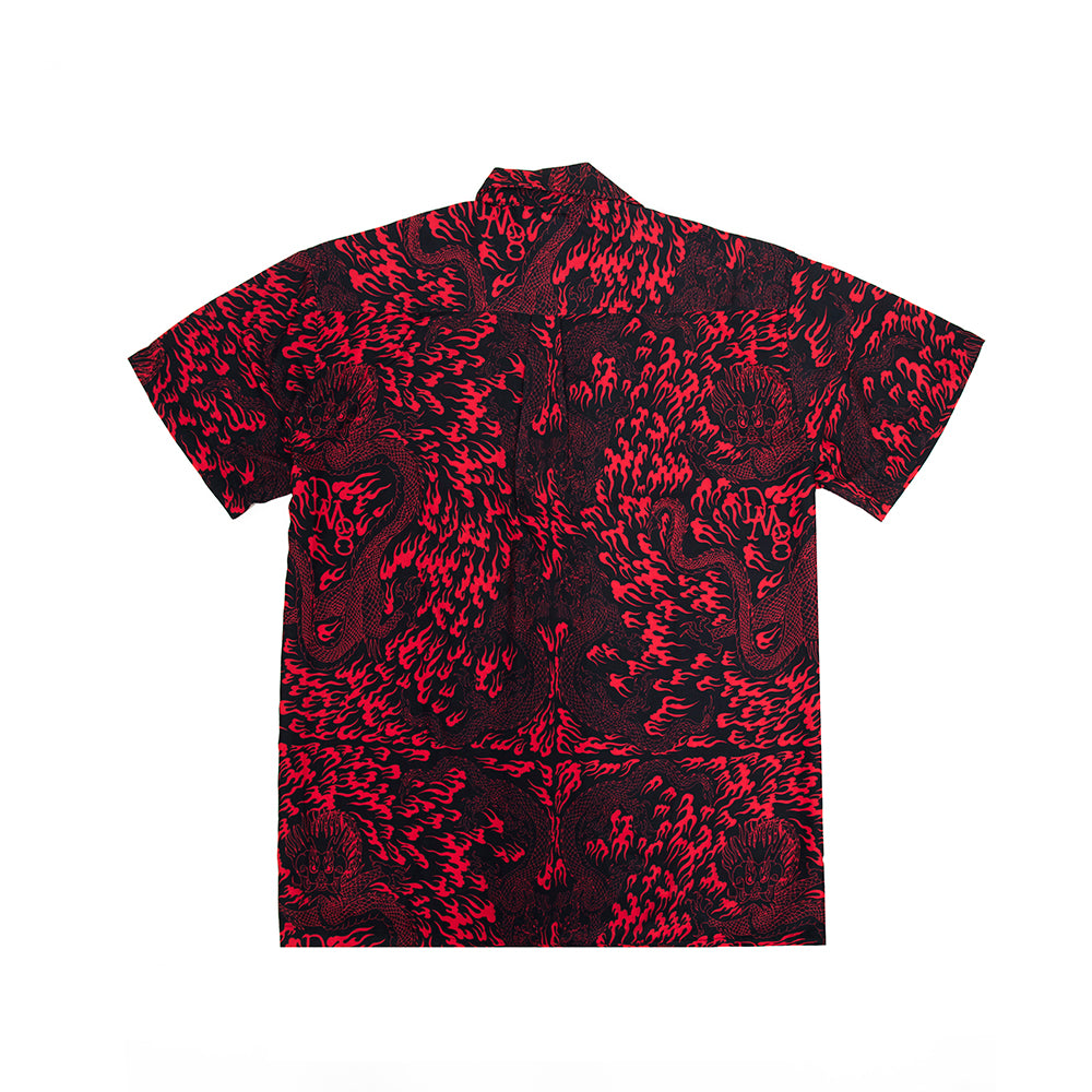 Flames Shirt Red & Black