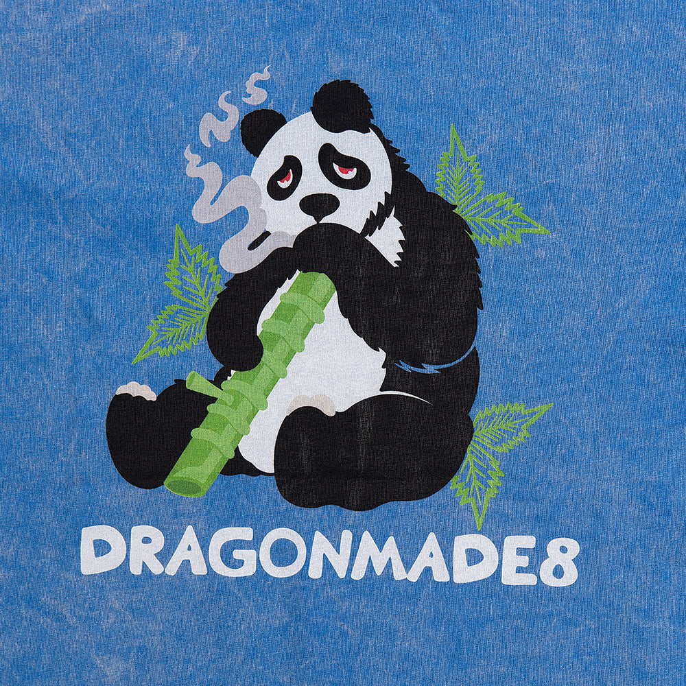 Panda Tee Washed Blue