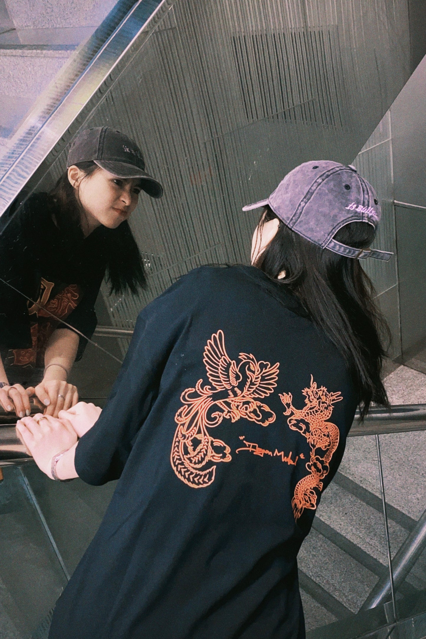 龍鳳和鳴 Tee Black
