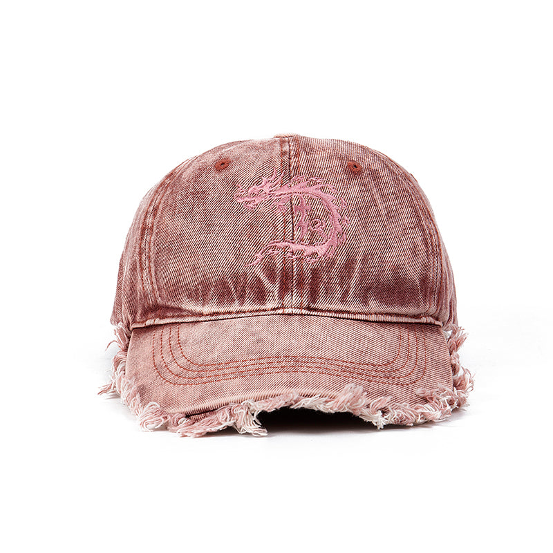 Tribal D Cap Washed Red