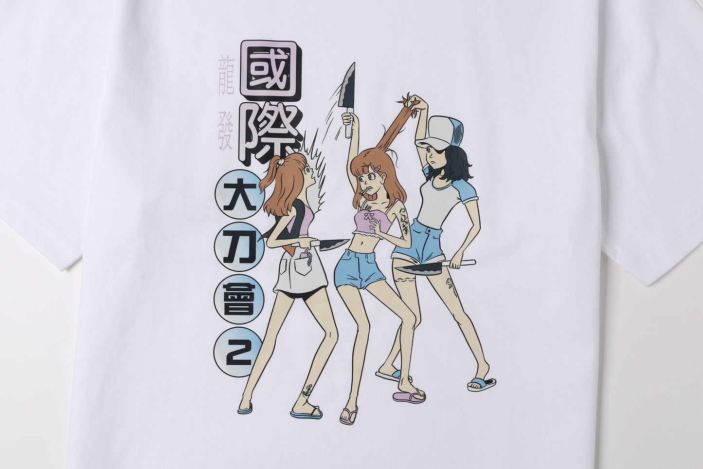 國際大都會女子組 International Knife City Ver.2 Tee White