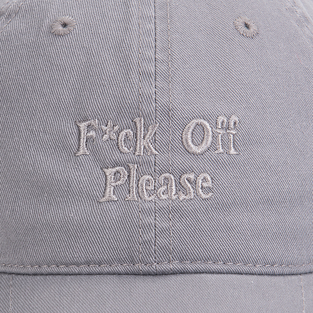 F*ck Off Pls Cap Grey