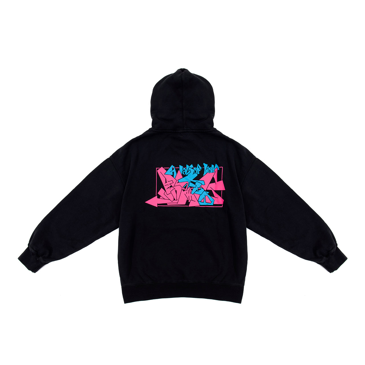 太多騙子 A Lot Of Liar Hoodie Washed Black