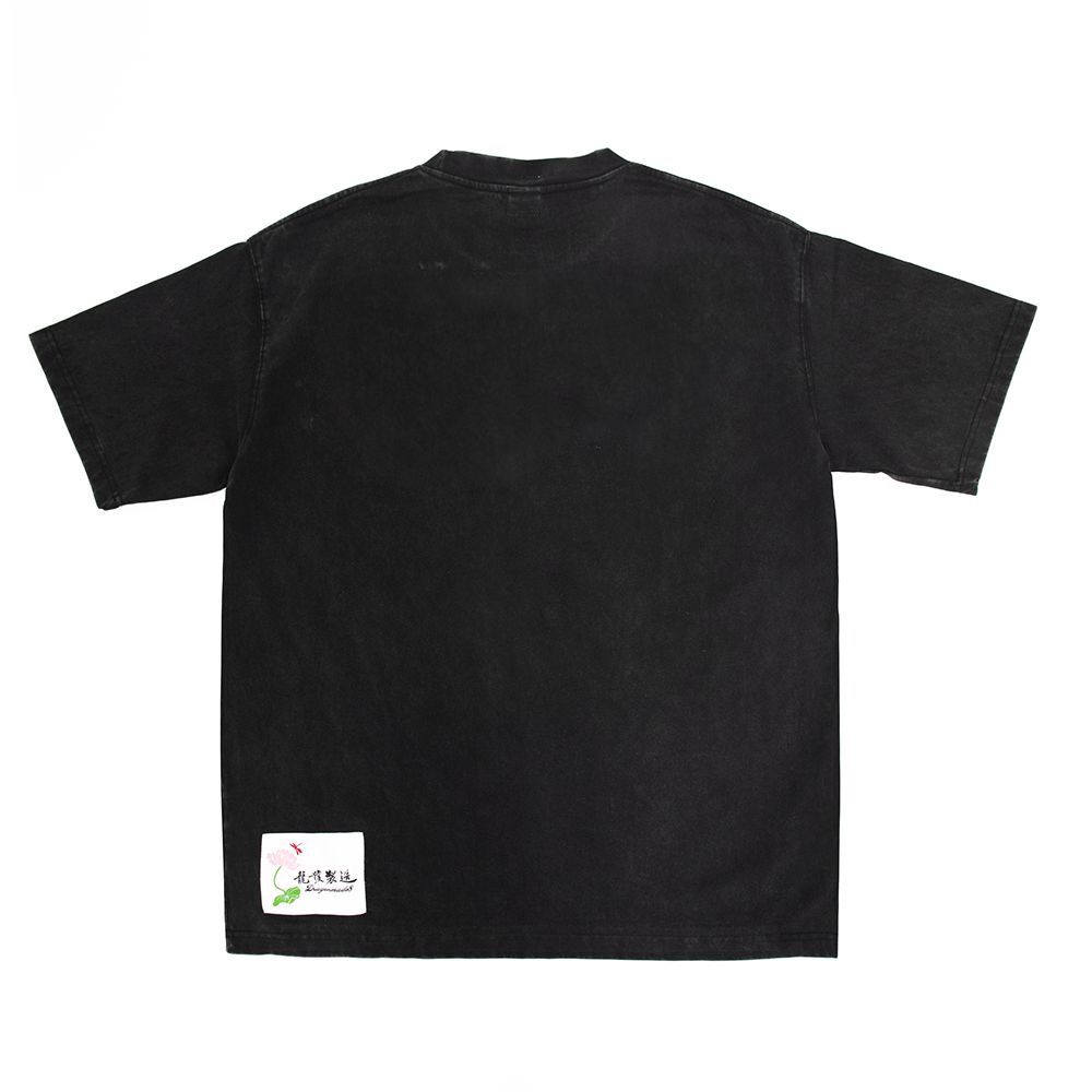 紫荊花 Hong Kong Flower Tee Black