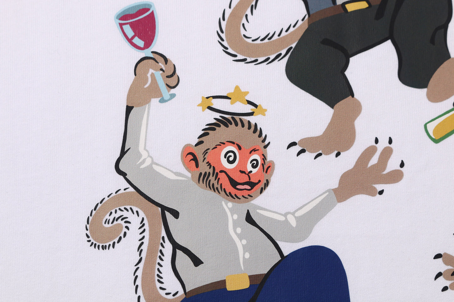 沐猴 Drinking Monkeys Tee衣冠