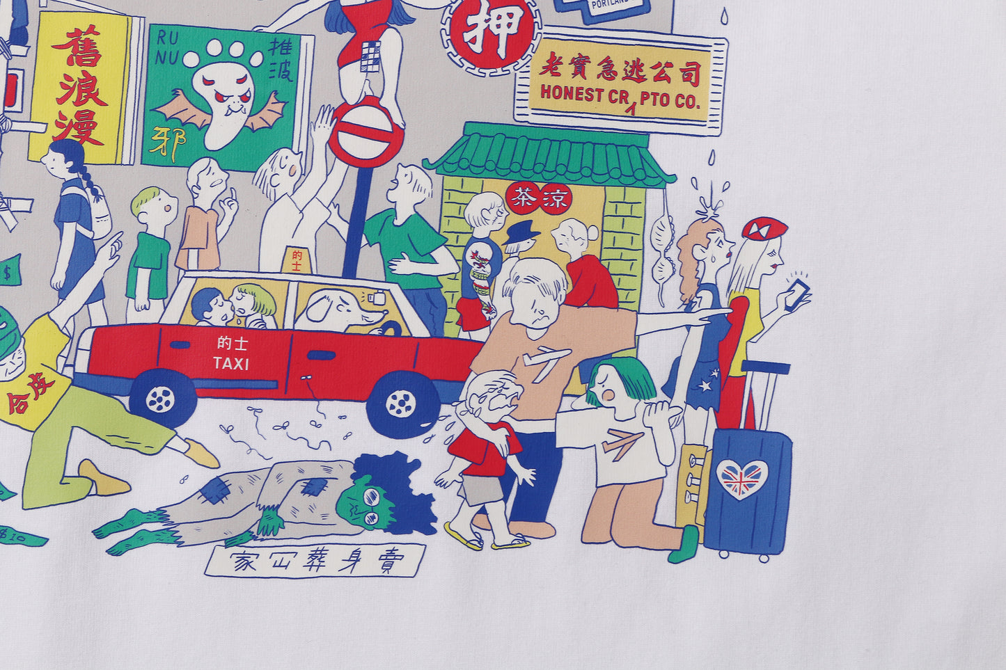 Yeah Bun Fun Long Sleeve Tee White