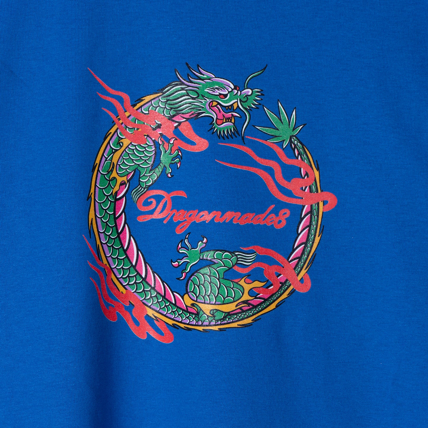 Round Logo Tee Blue