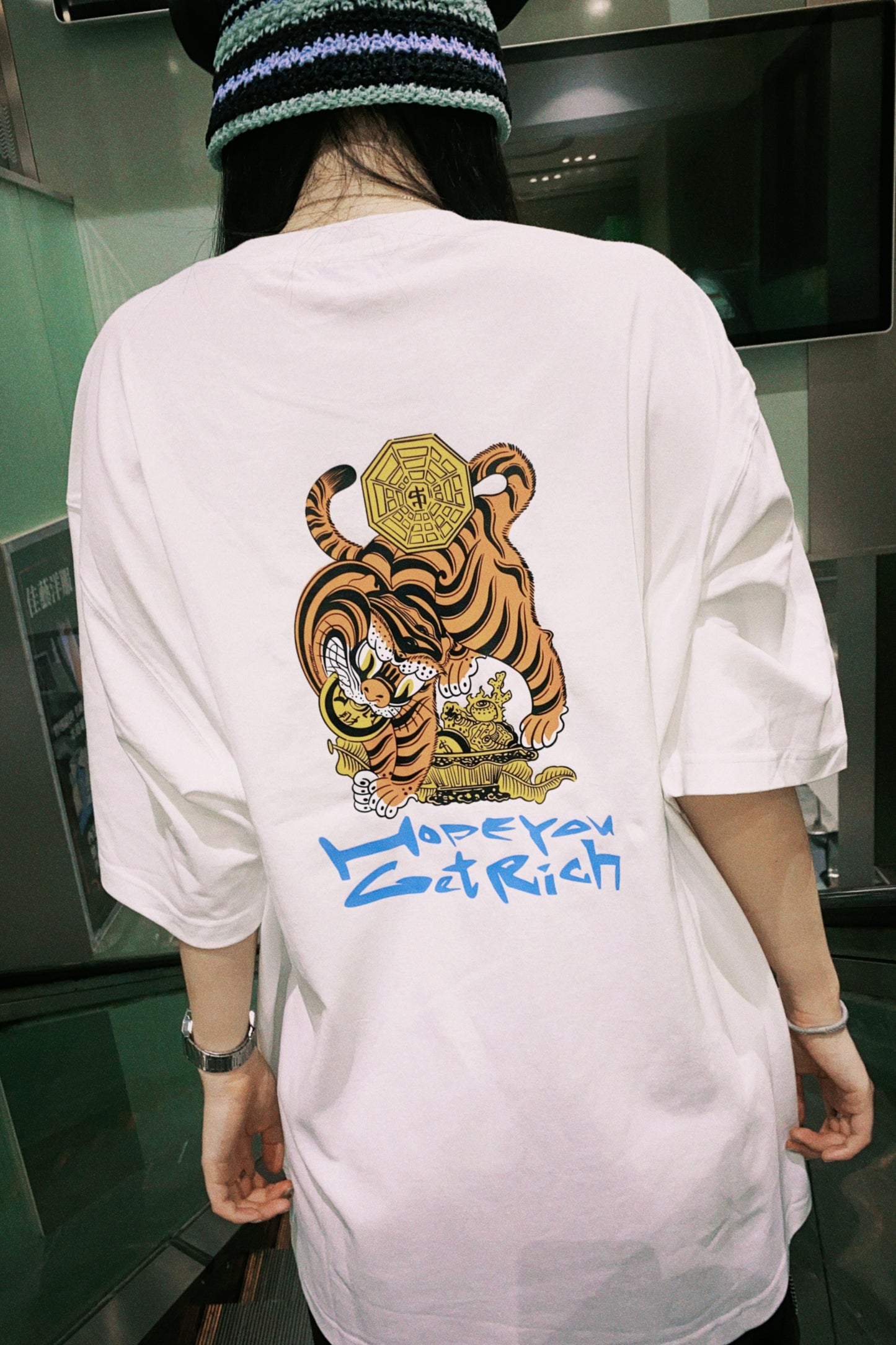 Hope You Get Rich Tee White