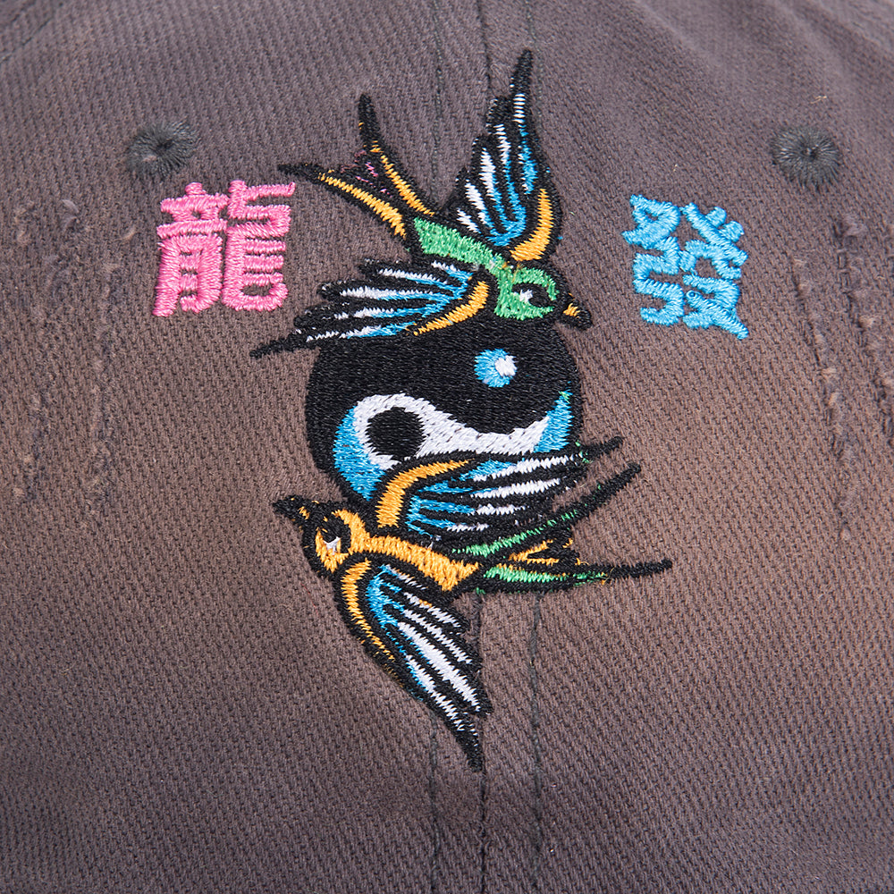 太極燕子 Cap Washed Grey