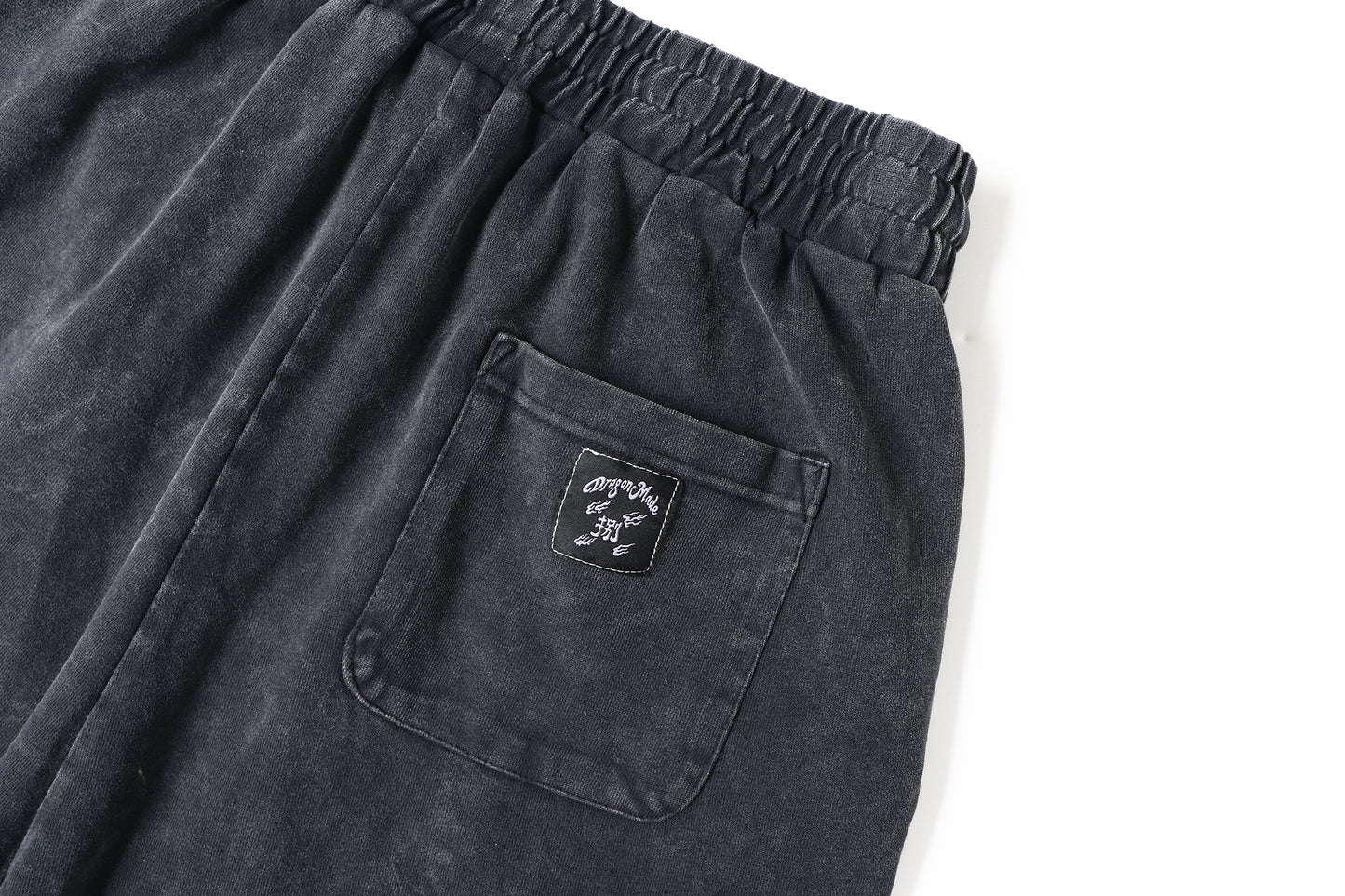 Daily Washed Sweat Shorts / Dark Grey