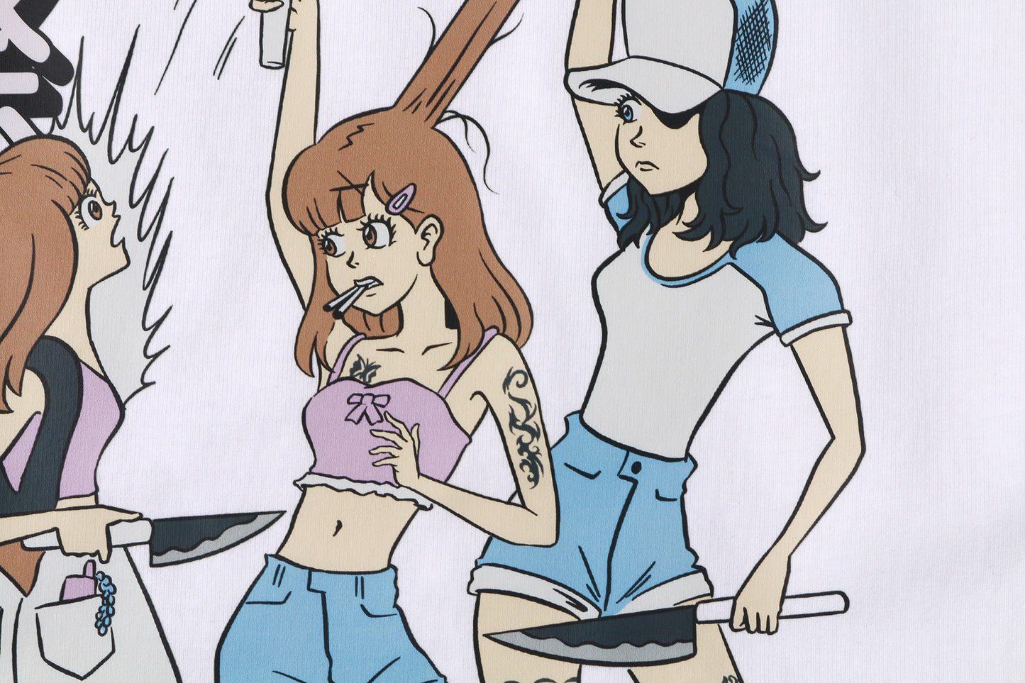 國際大都會女子組 International Knife City Ver.2 Tee White