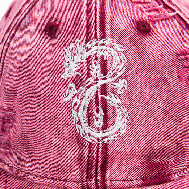 Tribal 8 Cap Washed Red