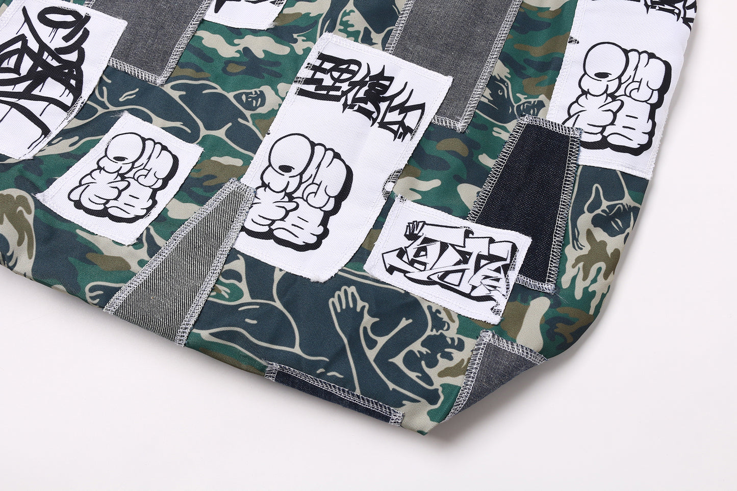 凌亂拼布 Messy Tote Bag
