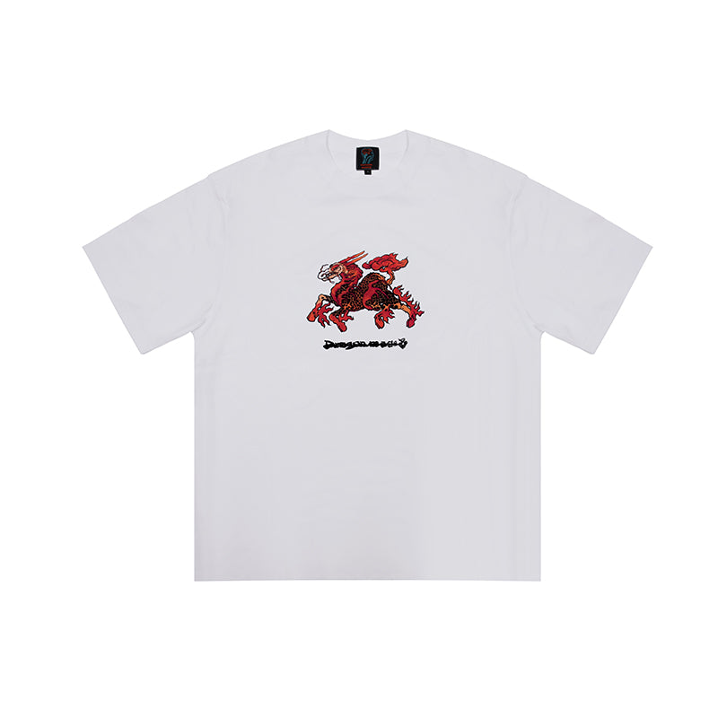 DM8 x Ratspfust : Kirin Tee White