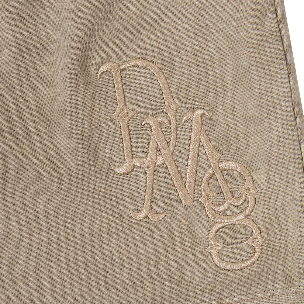 DM8 Embroidery Shorts Vintage Khaki