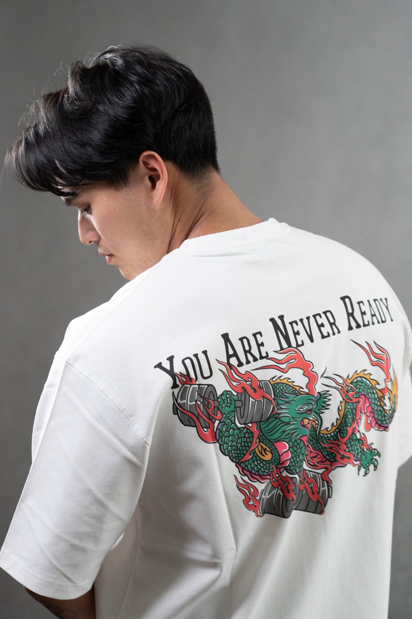 KOFGYM x DM8: Never Ready Tee White