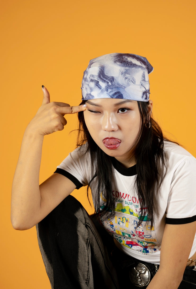 Yeah Bun Fun Baby Tee White