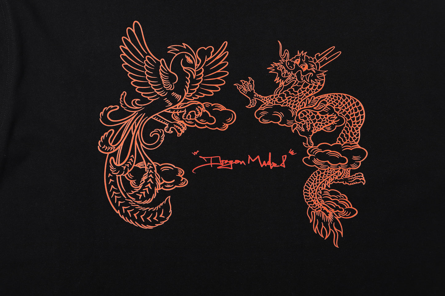 龍鳳和鳴 Tee Black