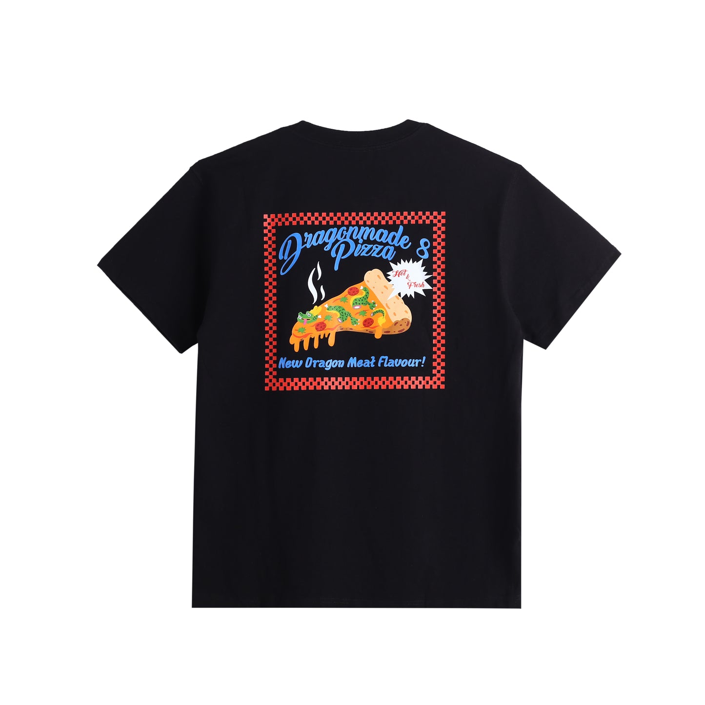 超級至尊芝心批 Pizza Tee Black
