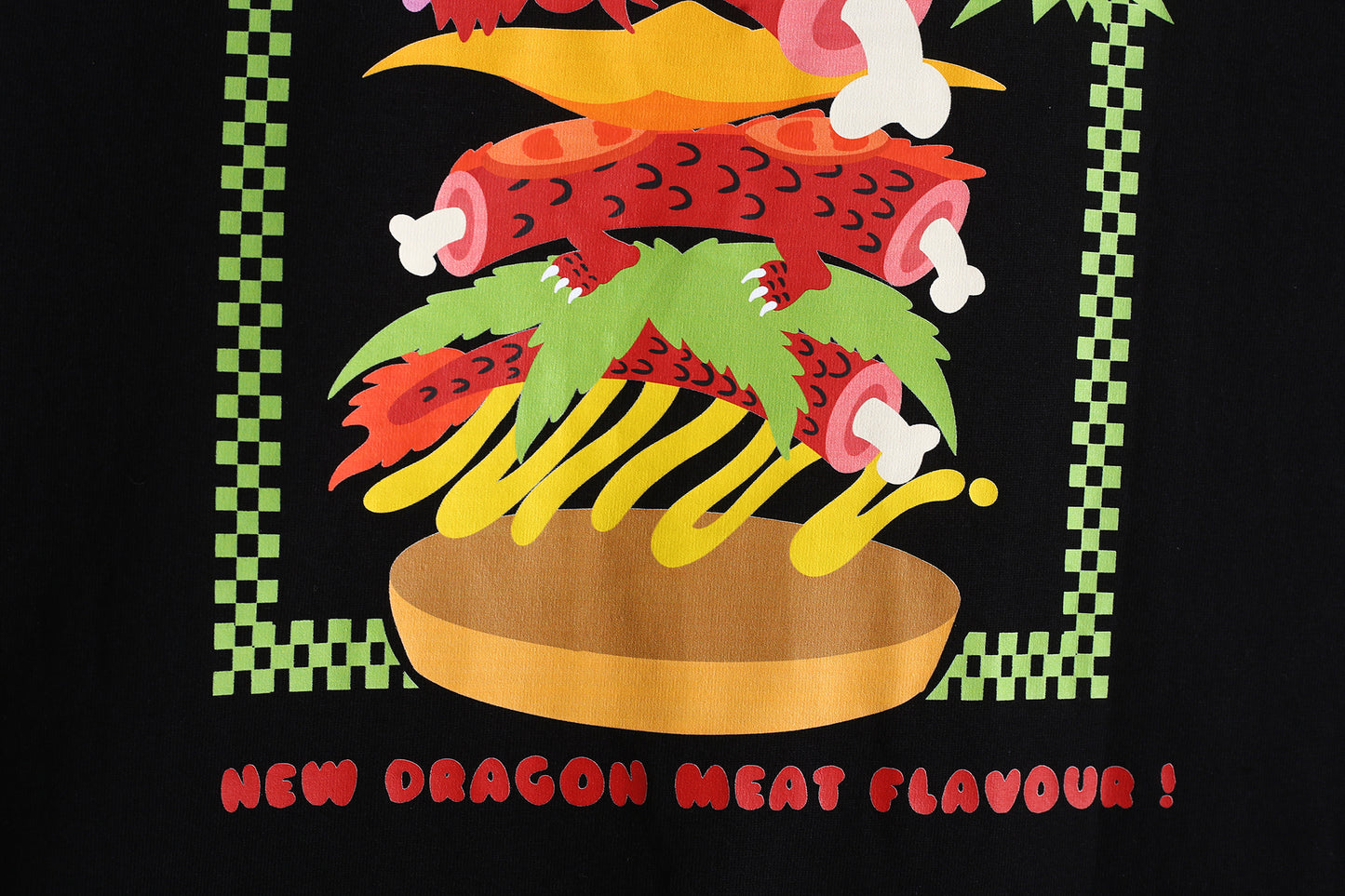 漢堡 Burger Tee Black