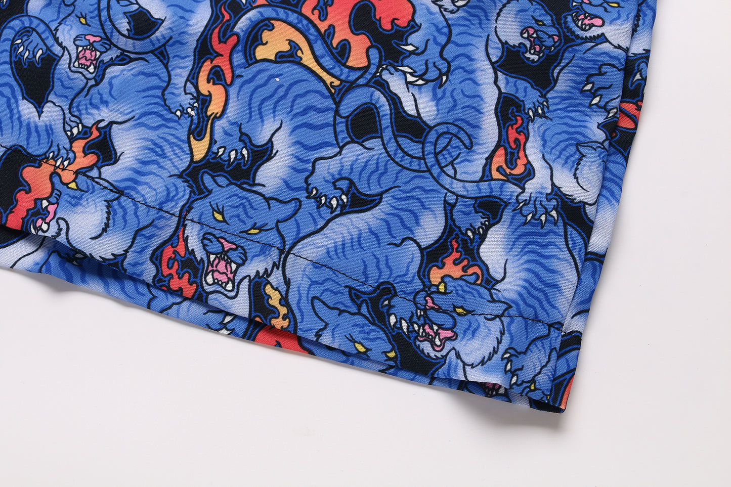 百虎 Hundred Tigers Shirt Blue 蒼靛