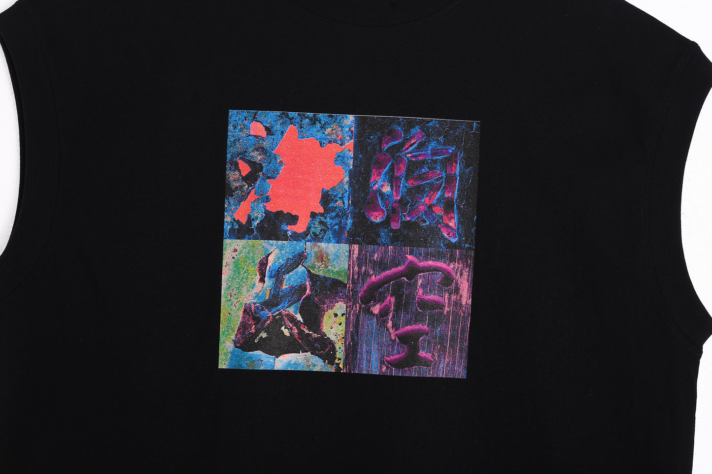 海闊天空 Sea and Sky Sleeveless Tee Black