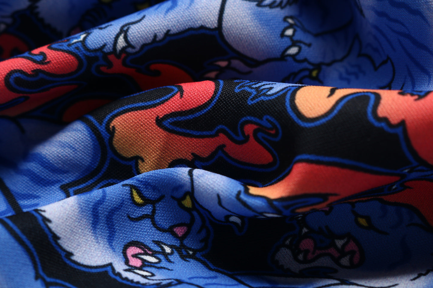 百虎 Hundred Tigers Shirt Blue 蒼靛
