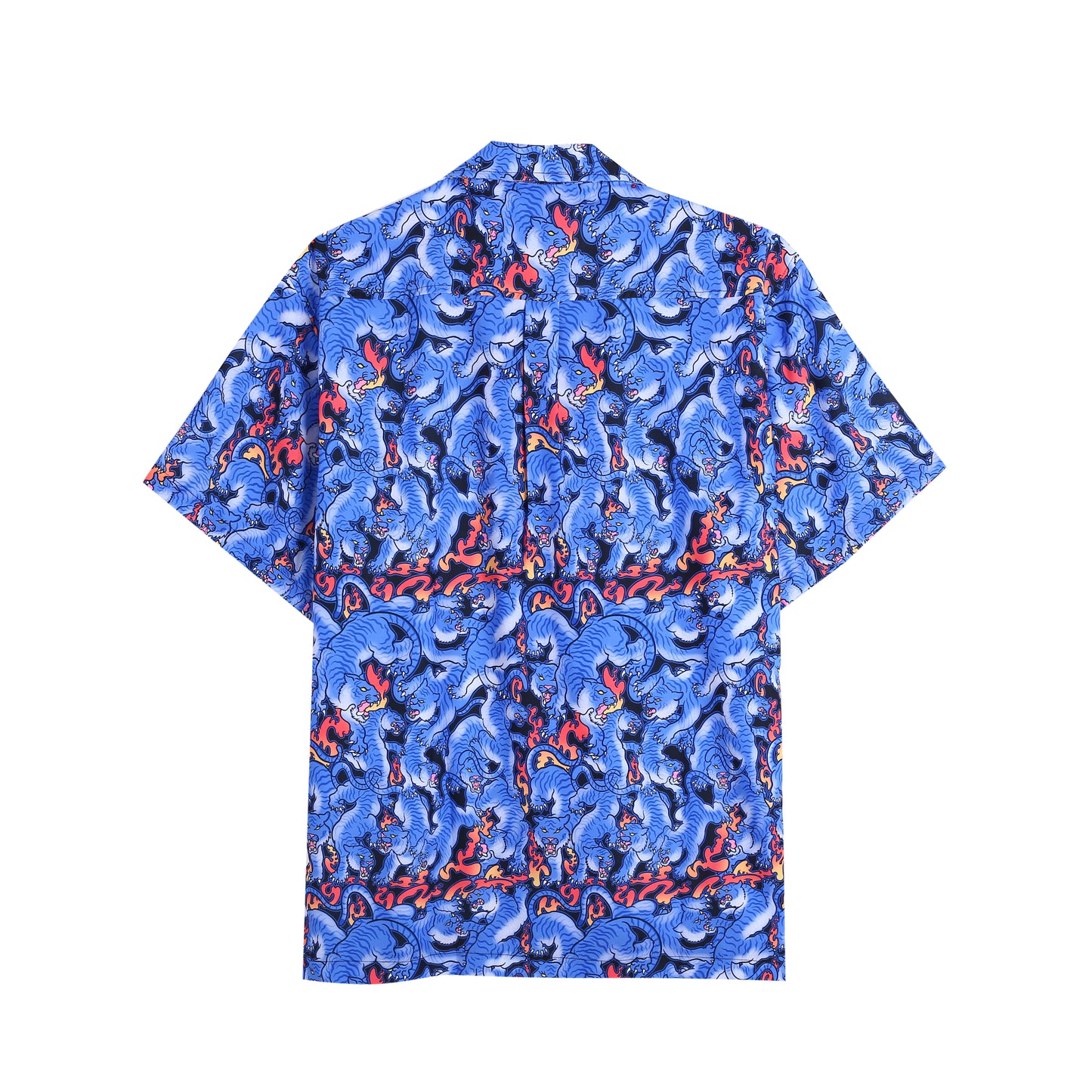 百虎 Hundred Tigers Shirt Blue 蒼靛