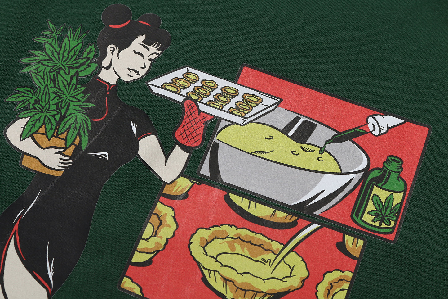 新鮮蛋撻Eggtart Tee Green