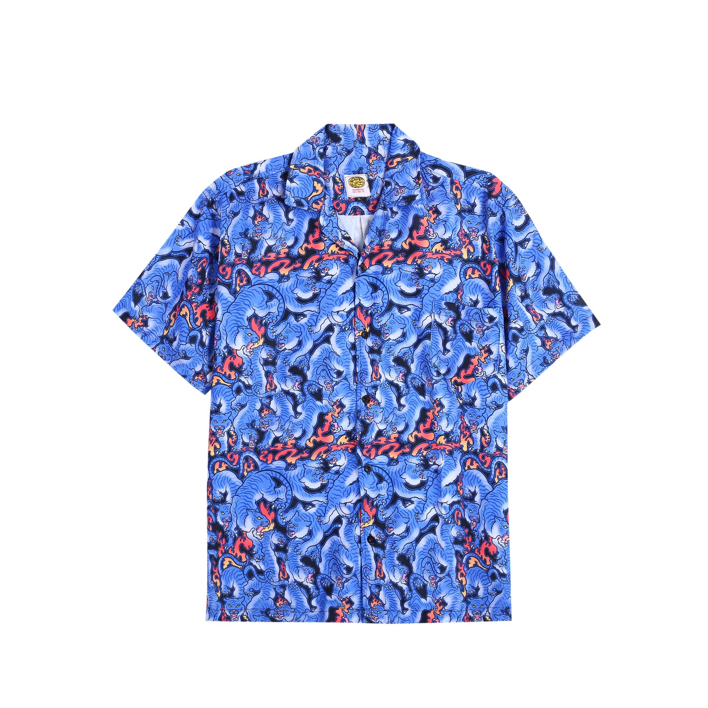 百虎 Hundred Tigers Shirt Blue 蒼靛