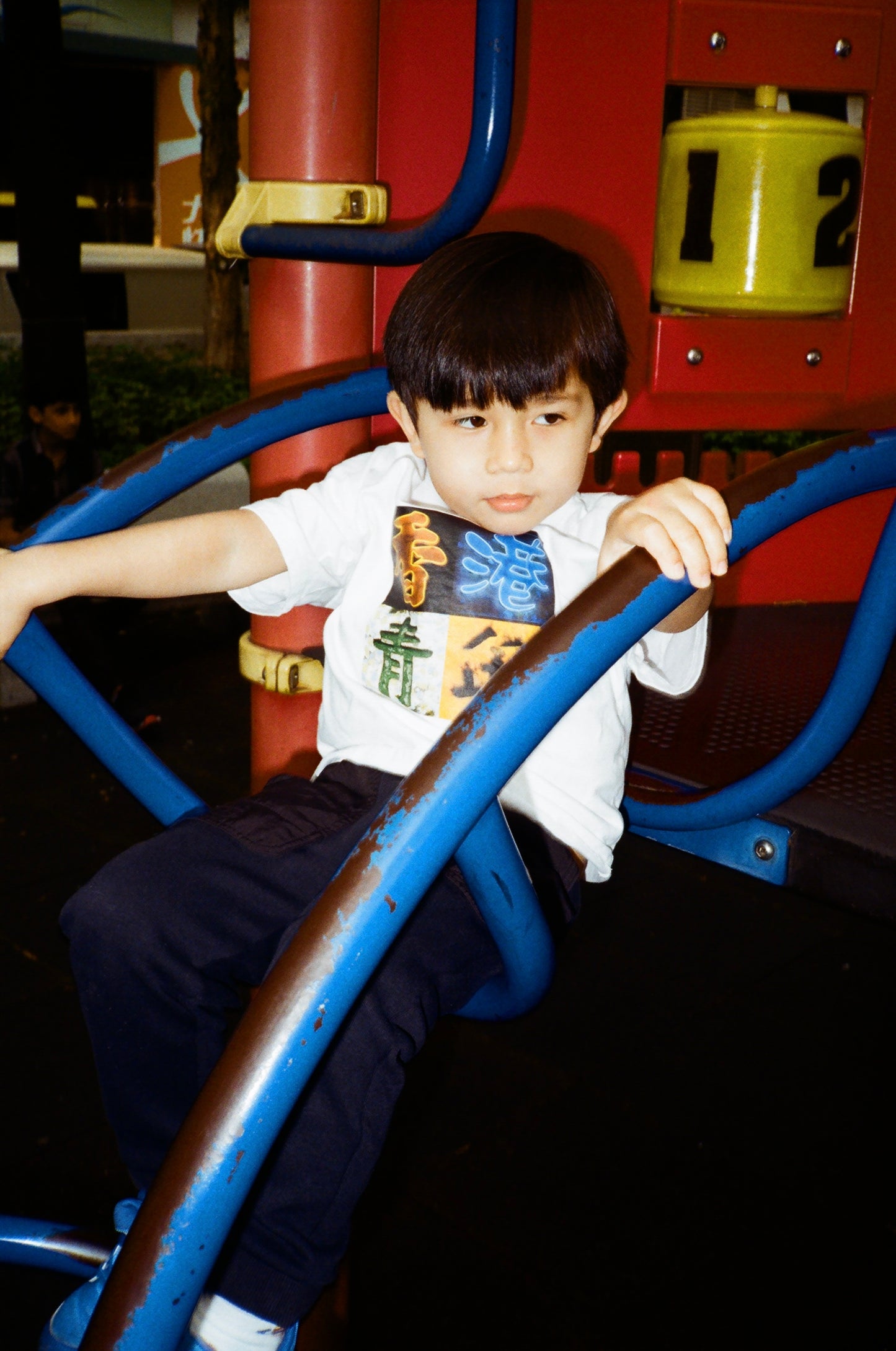 真。香港青年 HK Young Blood Kids Tee White