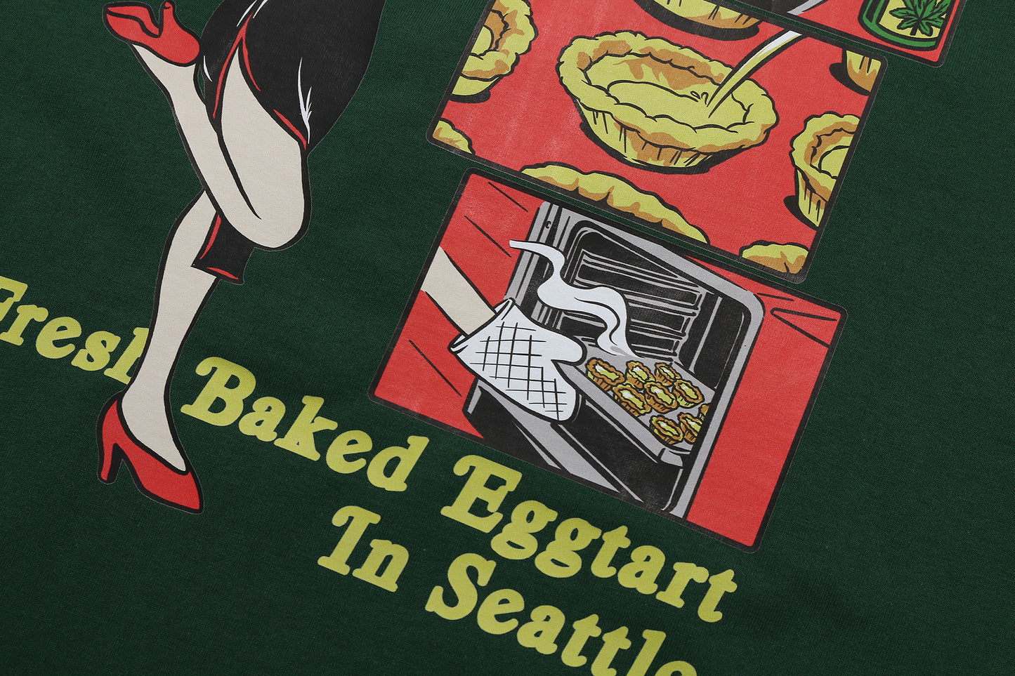 新鮮蛋撻Eggtart Tee Green
