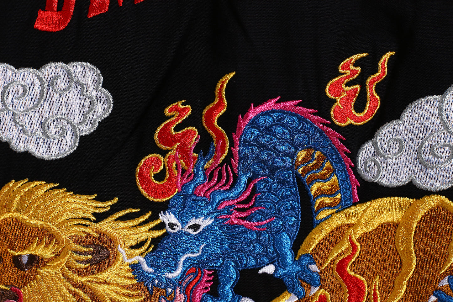 獅子山龍發精神Lion Rock Spirit Embroidery Shirt 鴉黑