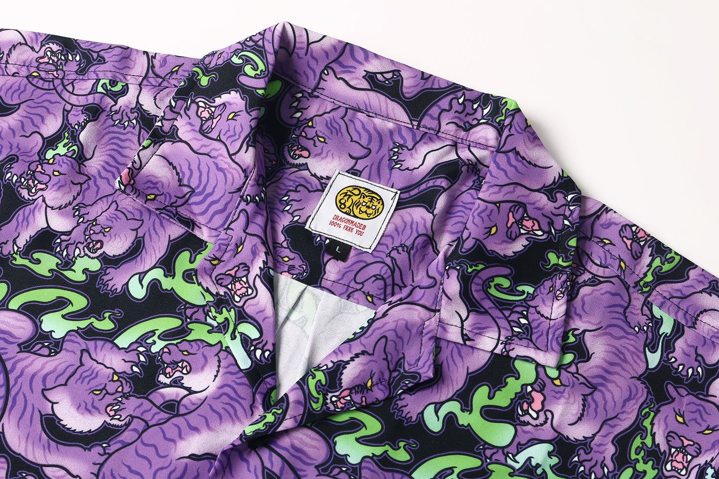 百虎 Hundred Tigers Shirt Purple 紫晴