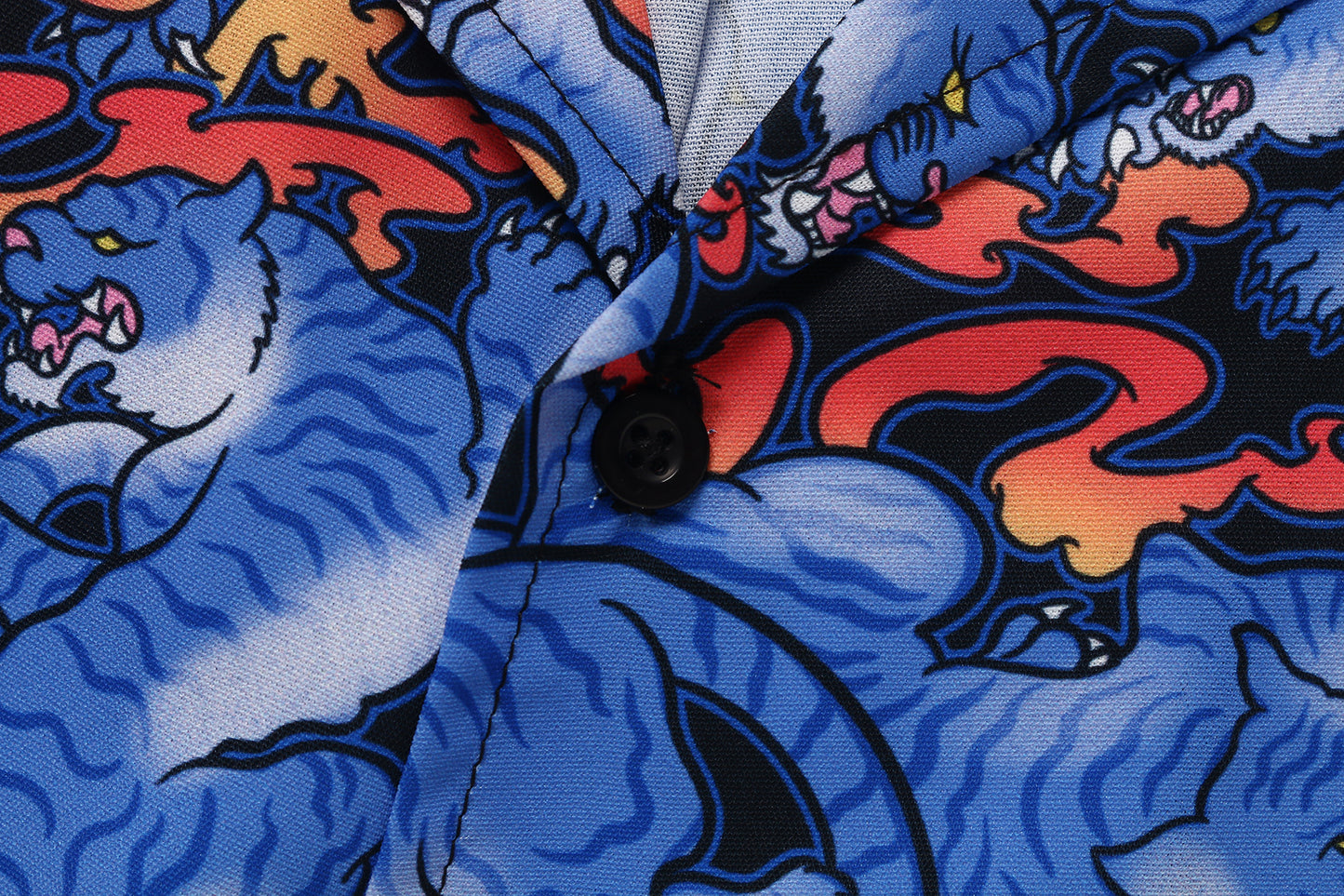 百虎 Hundred Tigers Shirt Blue 蒼靛