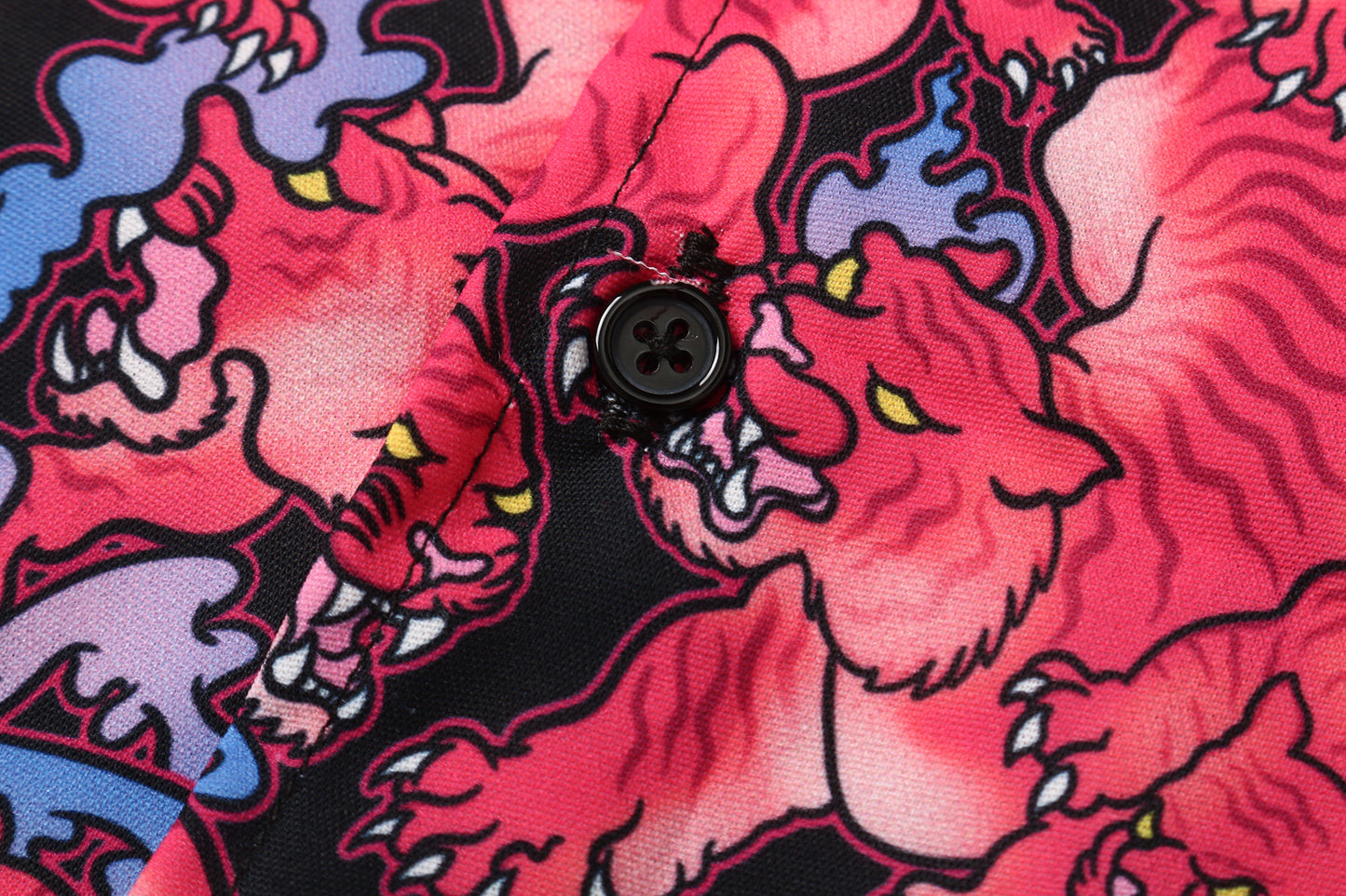 百虎Hundred Tigers Shirt Red 赤霞