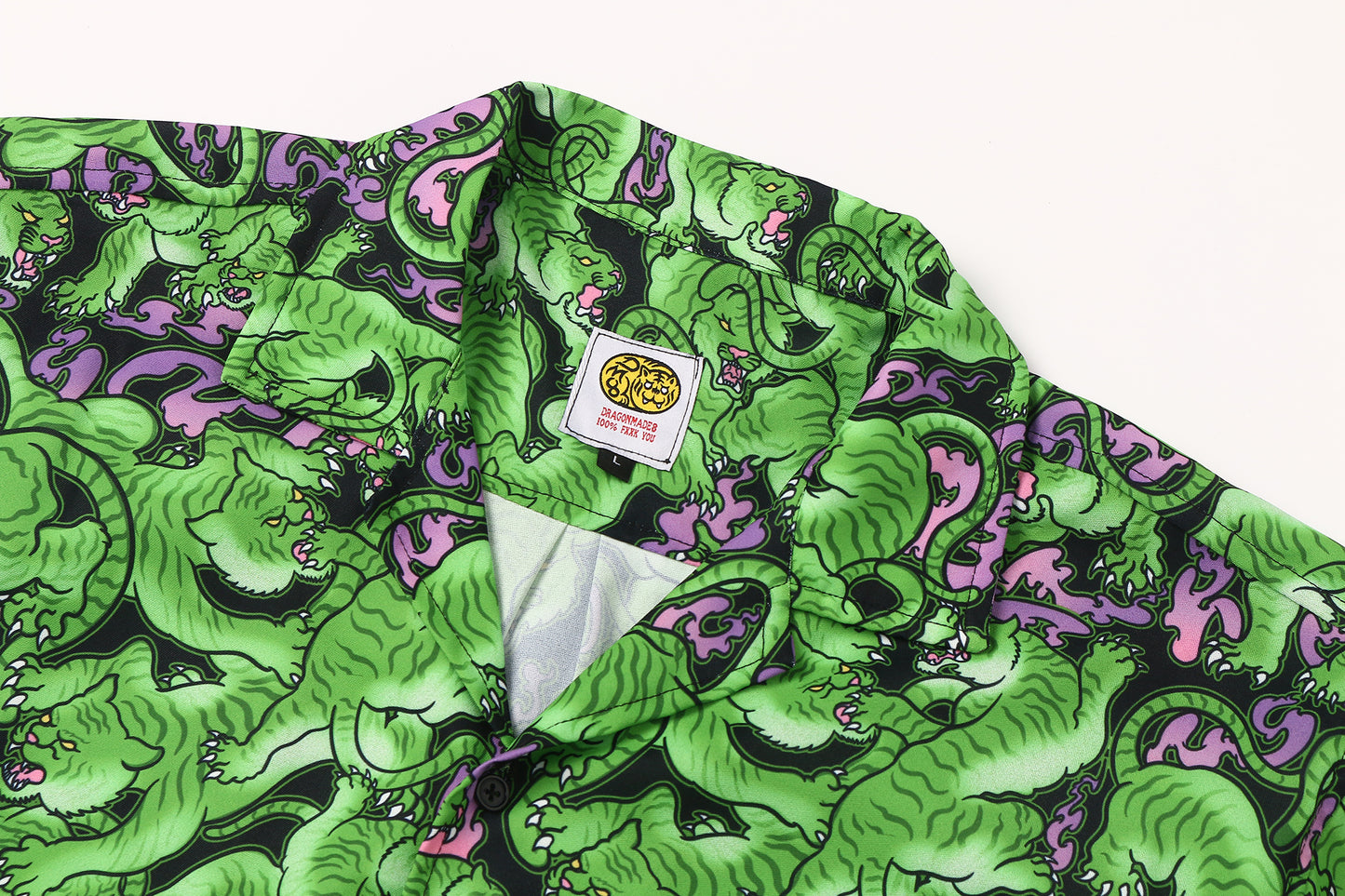 百虎 Hundred Tigers Shirt Green 碧青