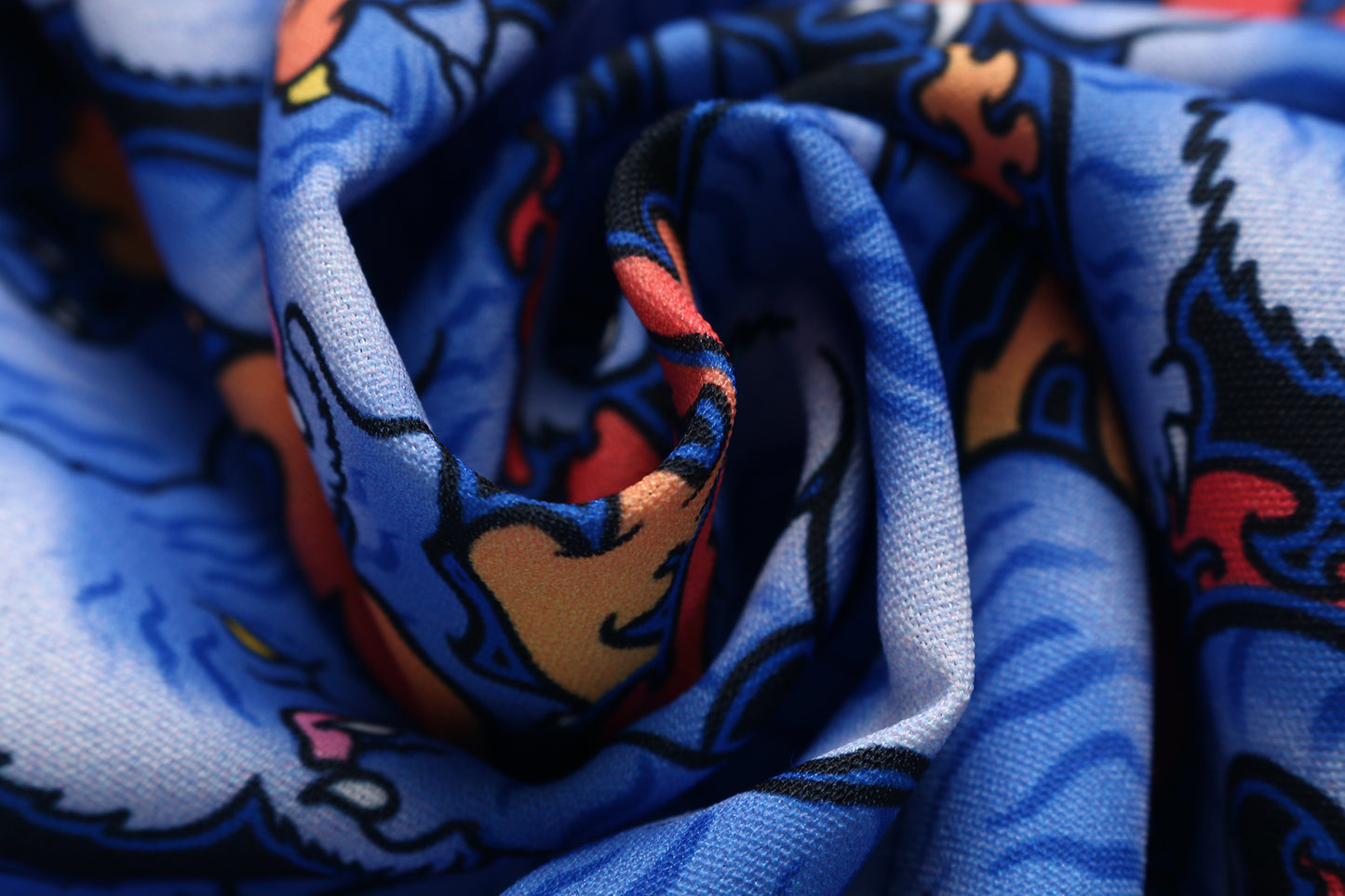 百虎 Hundred Tigers Shirt Blue 蒼靛