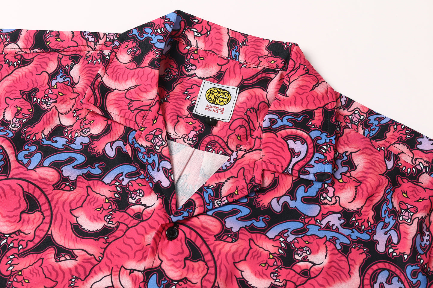 百虎Hundred Tigers Shirt Red 赤霞