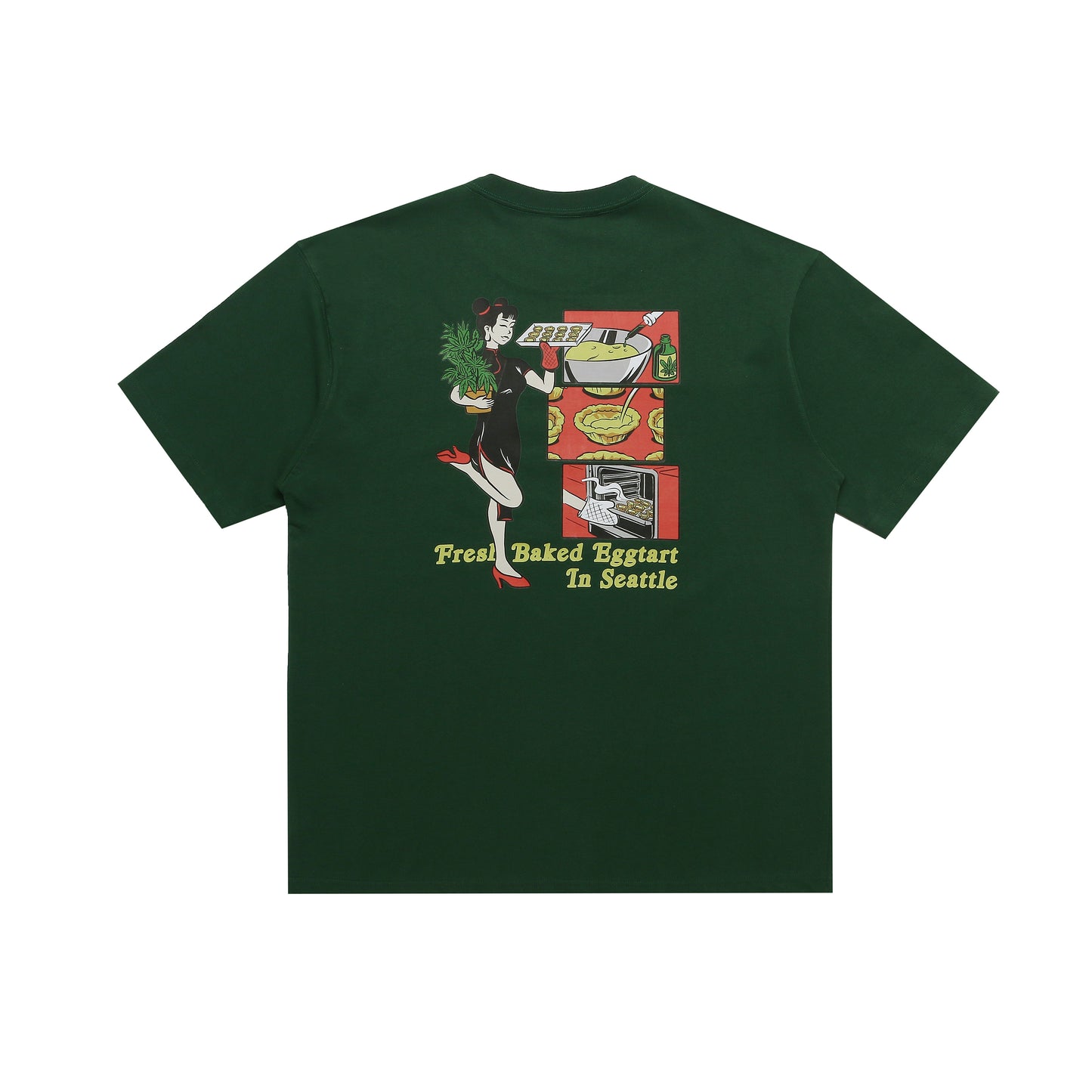 新鮮蛋撻Eggtart Tee Green