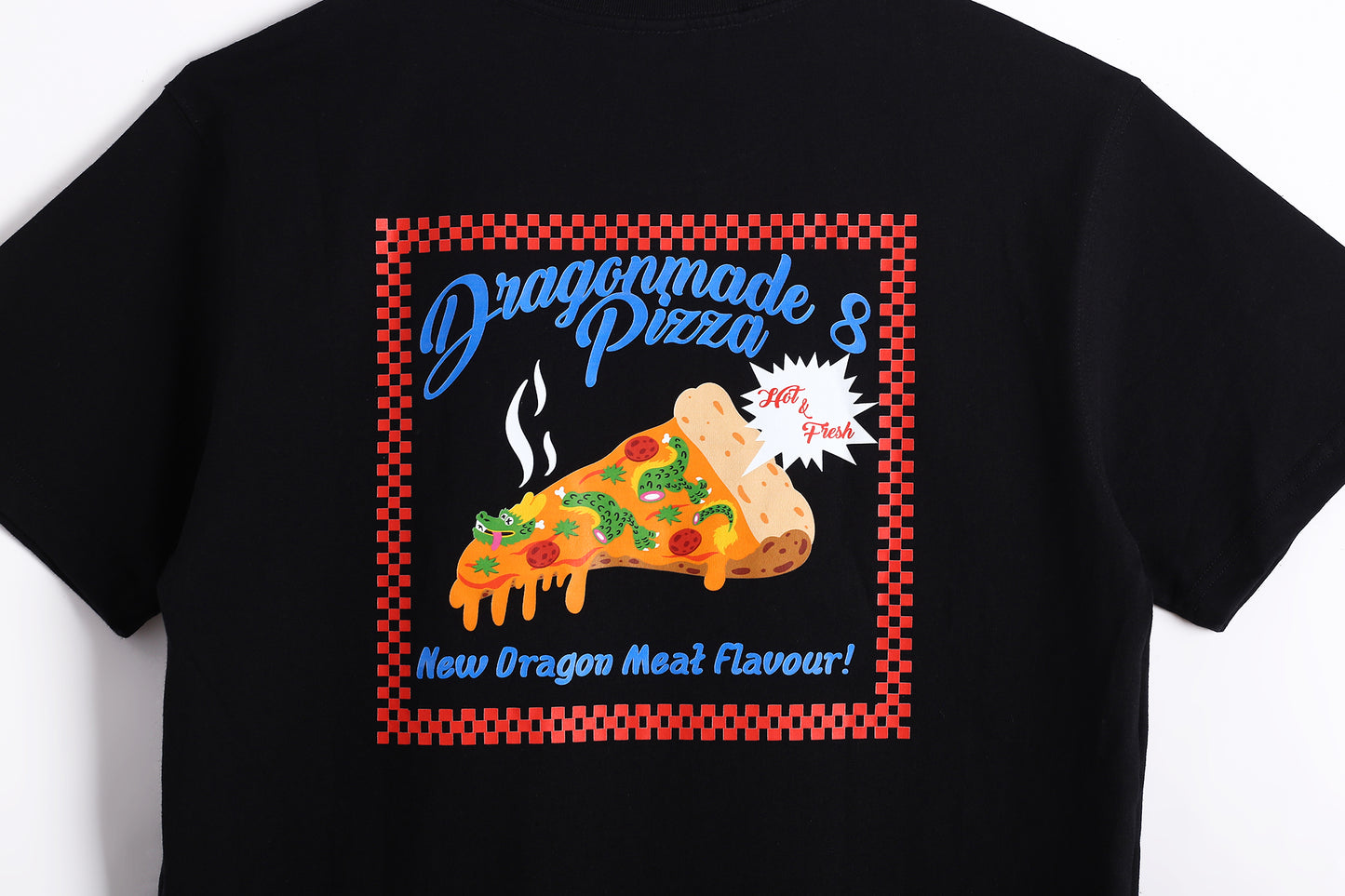超級至尊芝心批 Pizza Tee Black