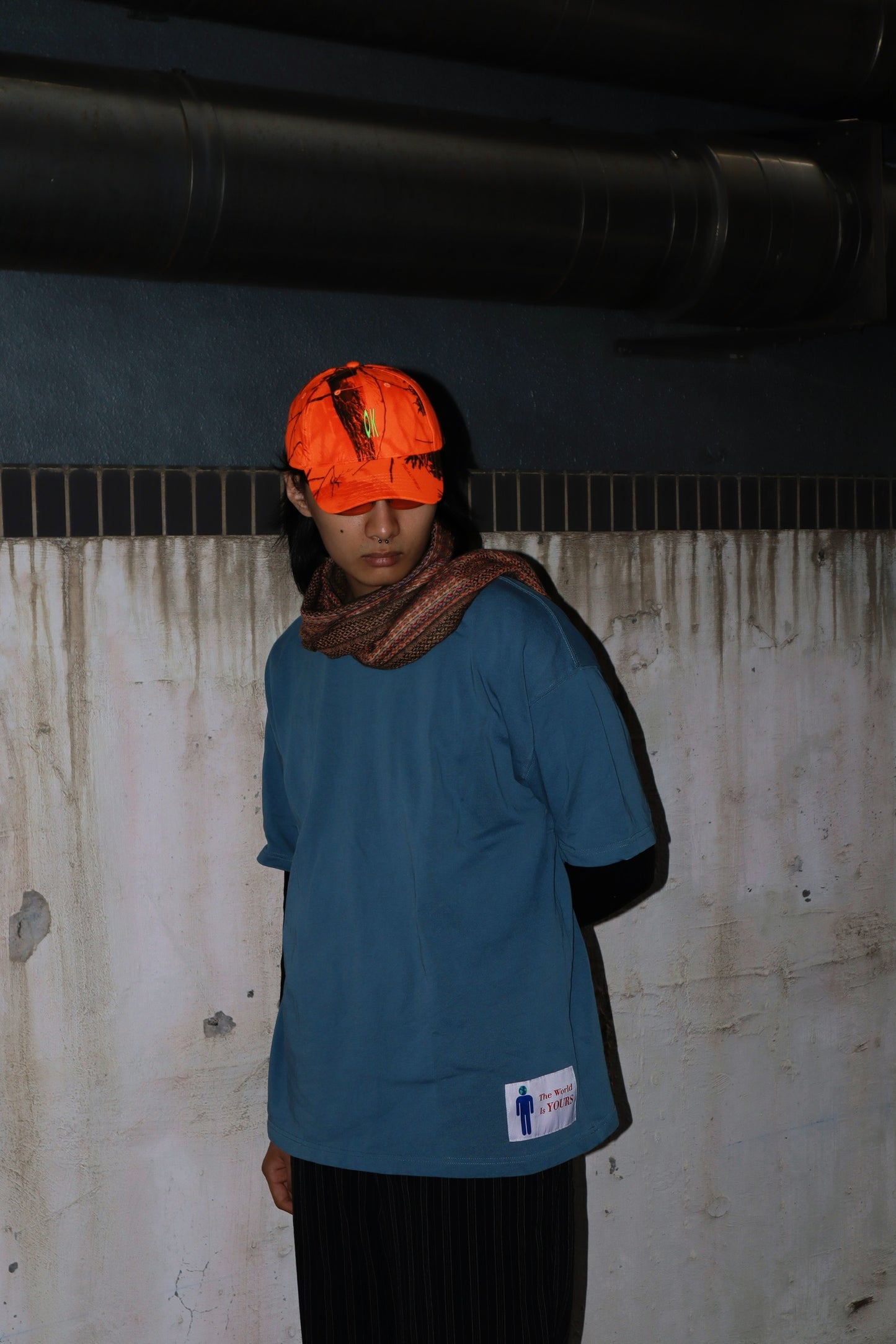 Embodied Logo S/S Tee (Brown & Blue & Black)