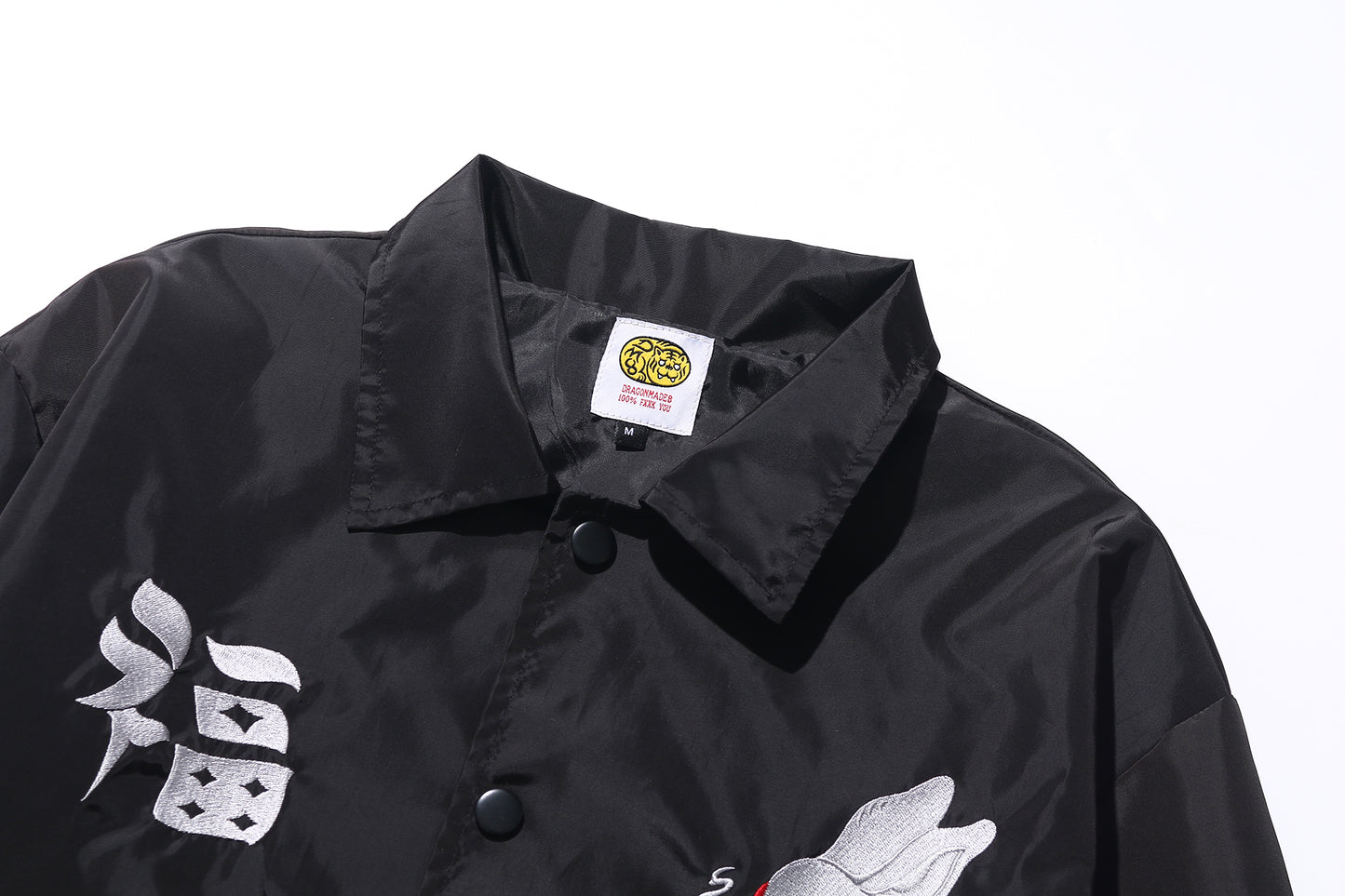 Bunny Girl Embroidery Coach Jacket