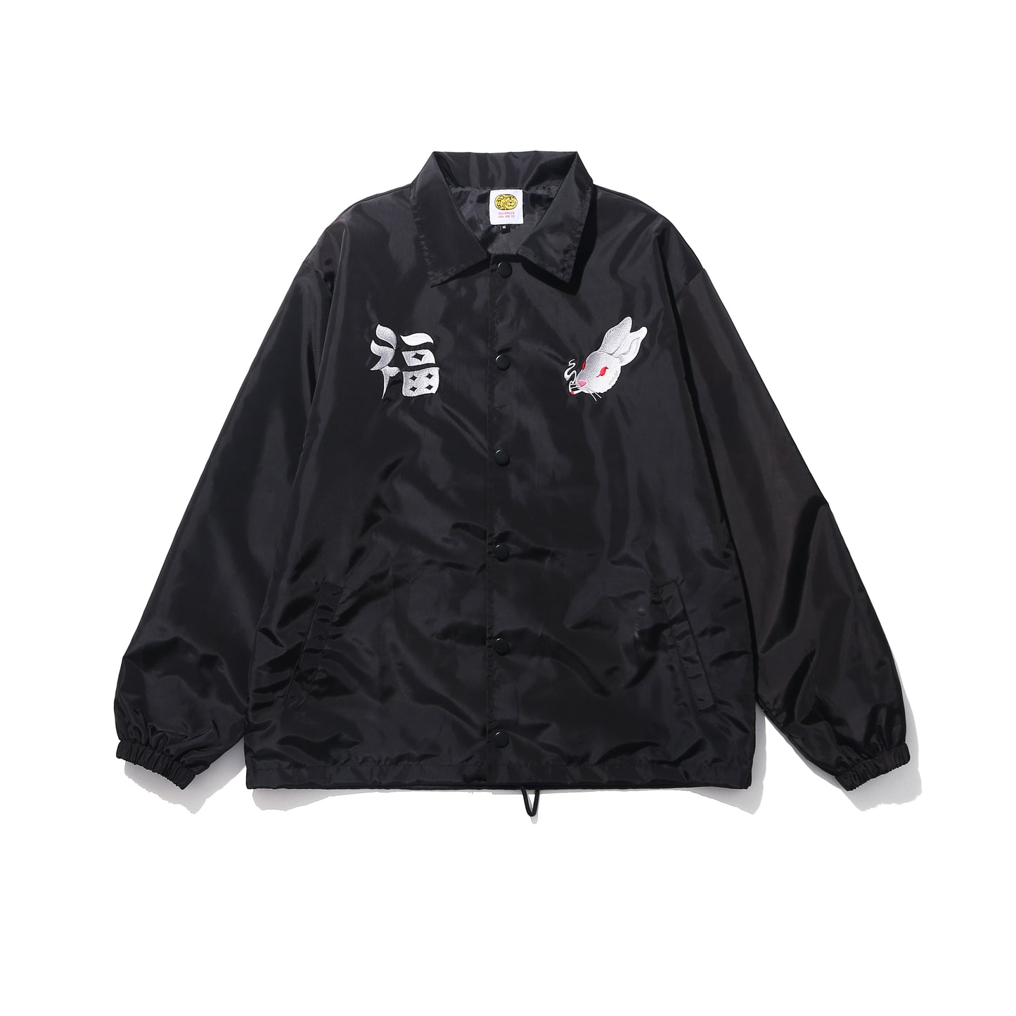 Bunny Girl Embroidery Coach Jacket