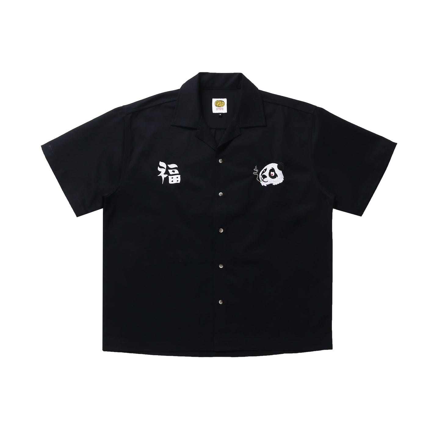 白舟花熊Panda Shirt