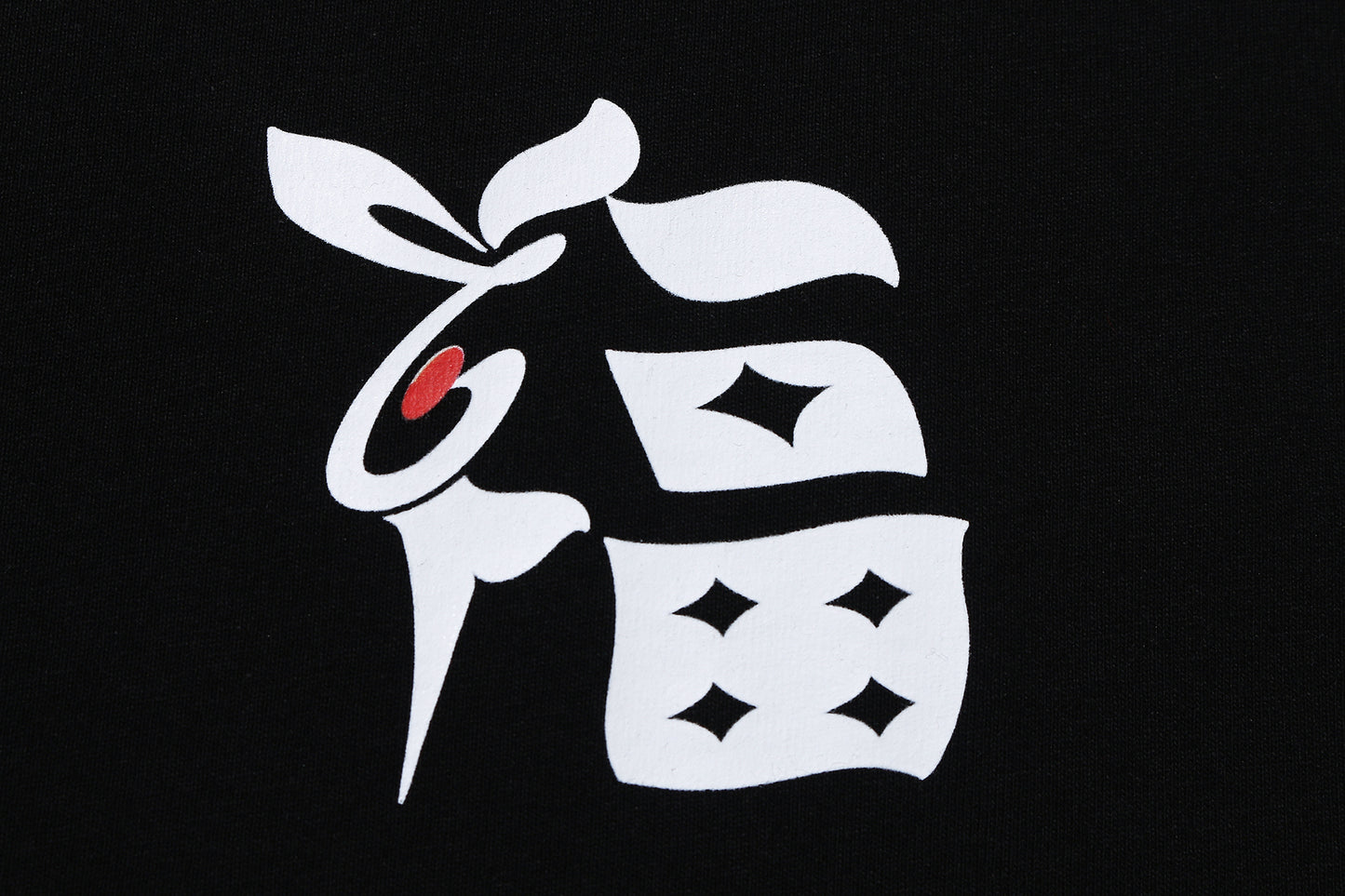 Fortune Bunny Tee Black