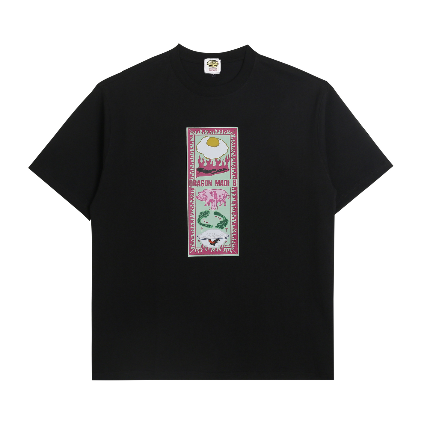 Depressed Ecstasy Rice Tee Black