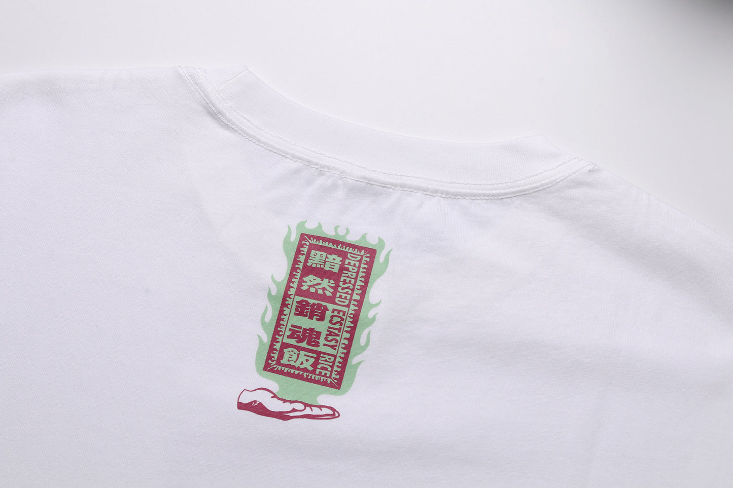 Depressed Ecstasy Rice Tee White